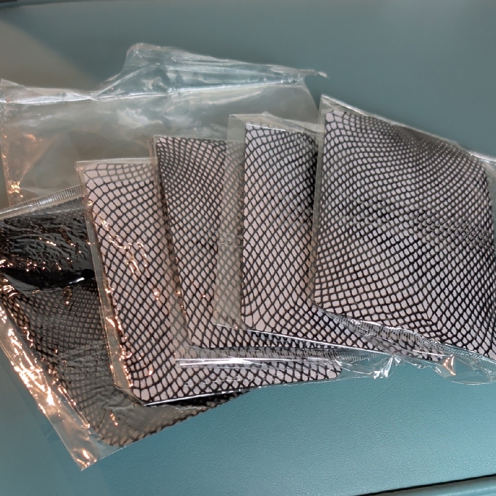 Fishnet Patterned Fabric Sheets